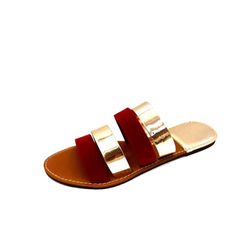 Flat Velvet Women Slippers Accessories