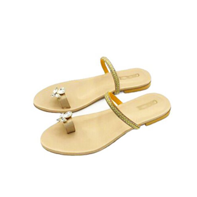 Toe-Ring Sandals With Metal Accent | forum.iktva.sa