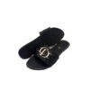 Flat Black Slippers for Girls