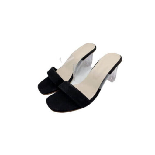 Transparent Block Heel