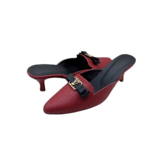 Crocodile Midheel Pump Shoes