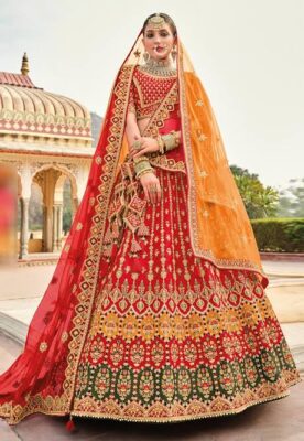 Bridal Lehenga Red Colour