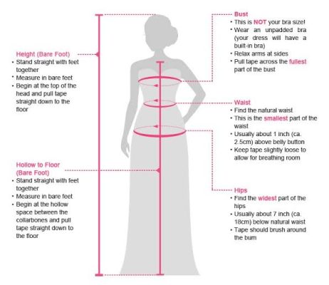 How To Measure Bridal Size