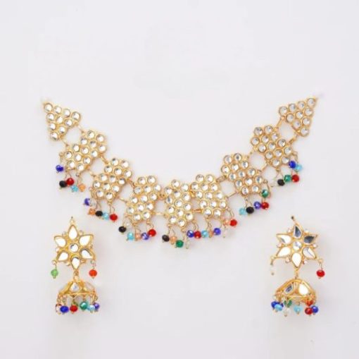 Bahawalpuri Kundan Necklace Set